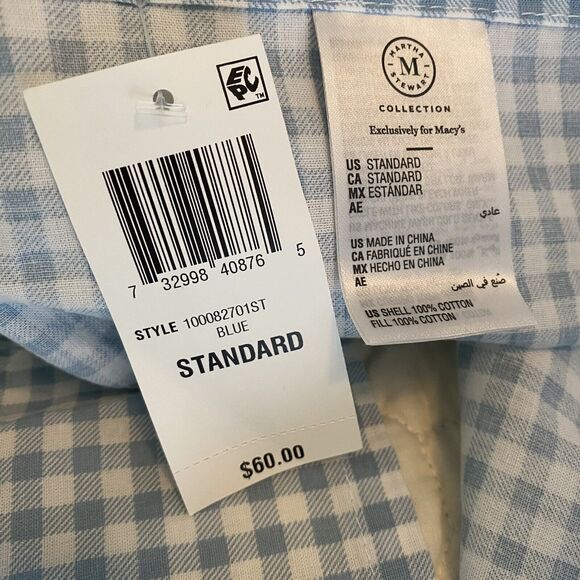 ONE Martha Stewart Garden Floral Standard Sham - Picture 7 of 8